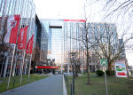 Das aktuelle Geschäftsgebäude von Vodafone in Düsseldorf.